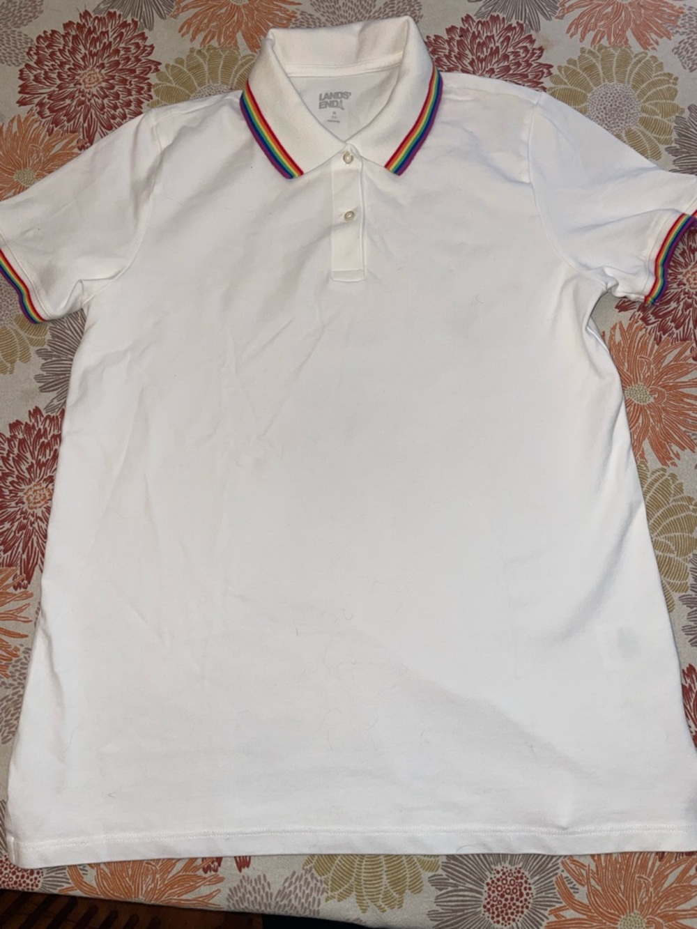 Land’s End Pride Polo Shirt  / New! Never Worn